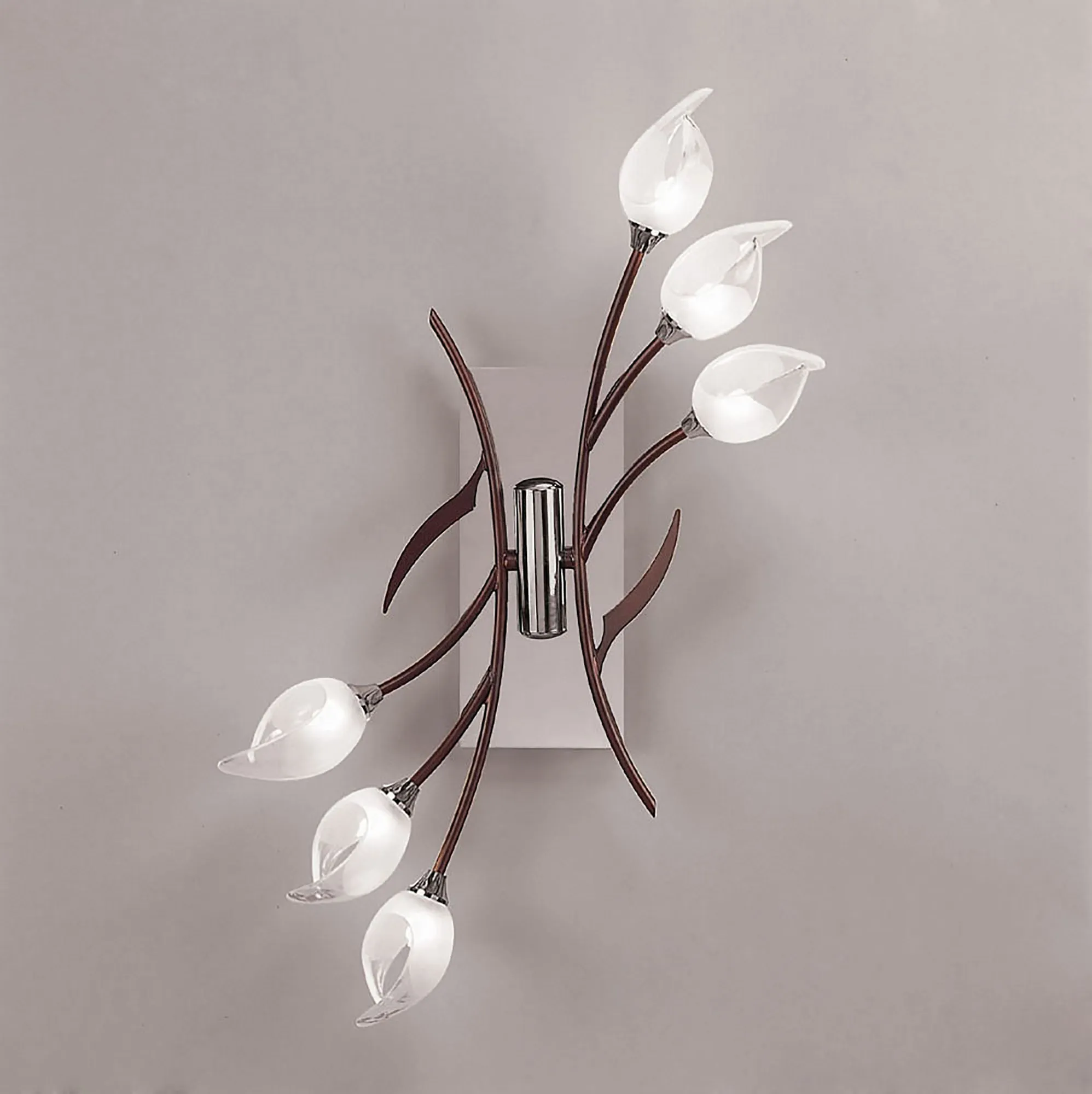 Holland Polished Chrome Wall Lights Mantra Armed Wall Lights